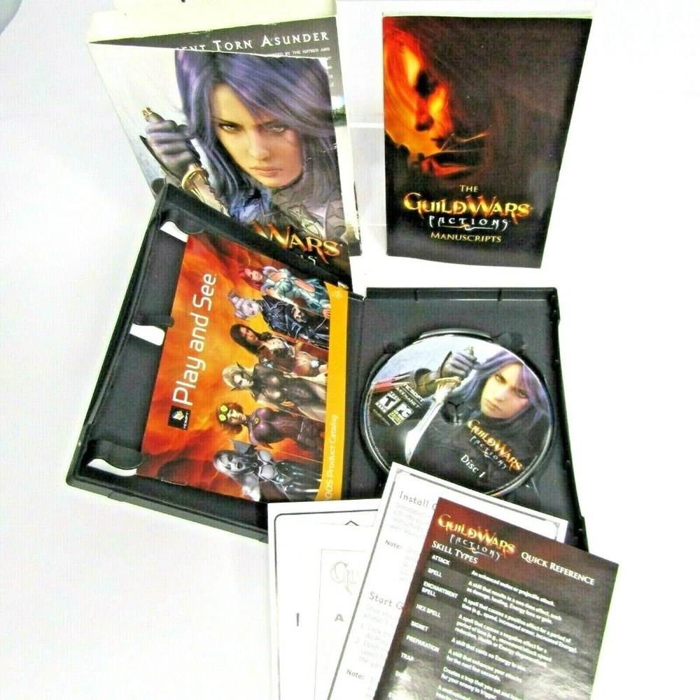 Guild Wars: Factions PC 2006 With Slip Cover Roll Playing